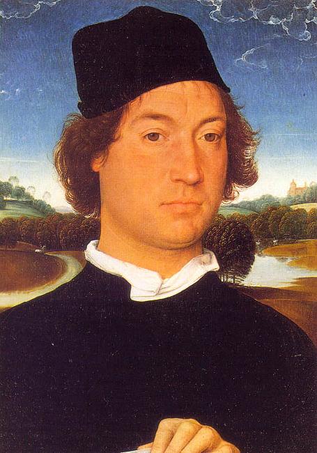 Hans Memling Portrait of an Unknown Man oil painting image